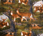 Deer in Woods - Polar Fleece